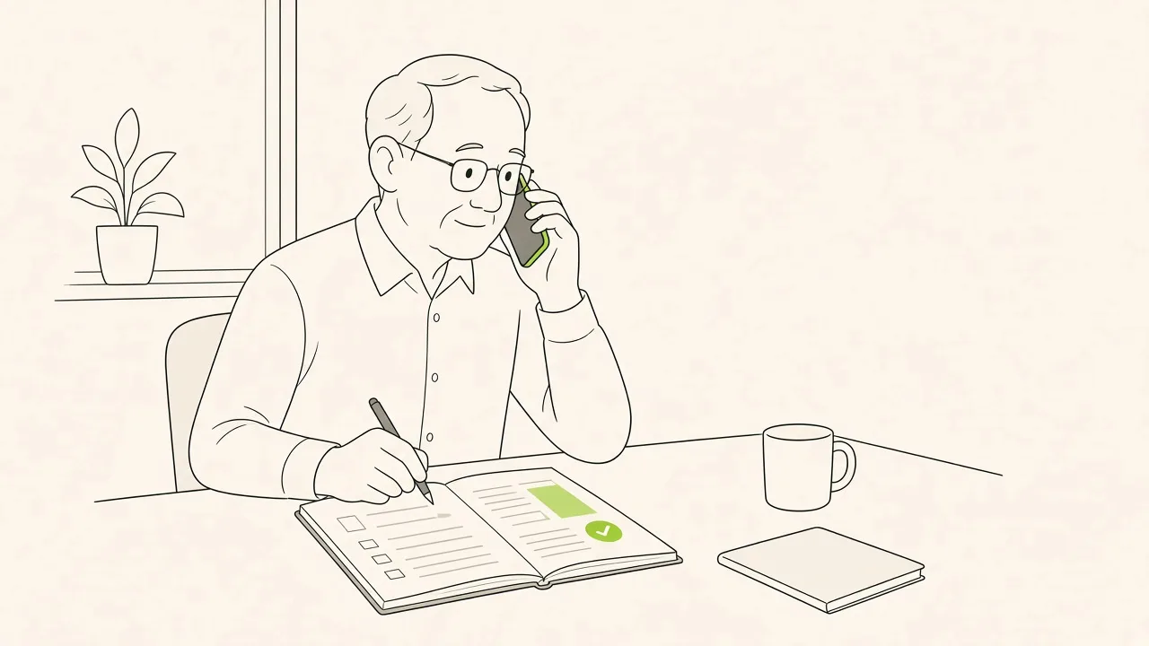 Office manager au téléphone avec le traiteur, carnet ouvert sur les régimes et la jauge de la salle.